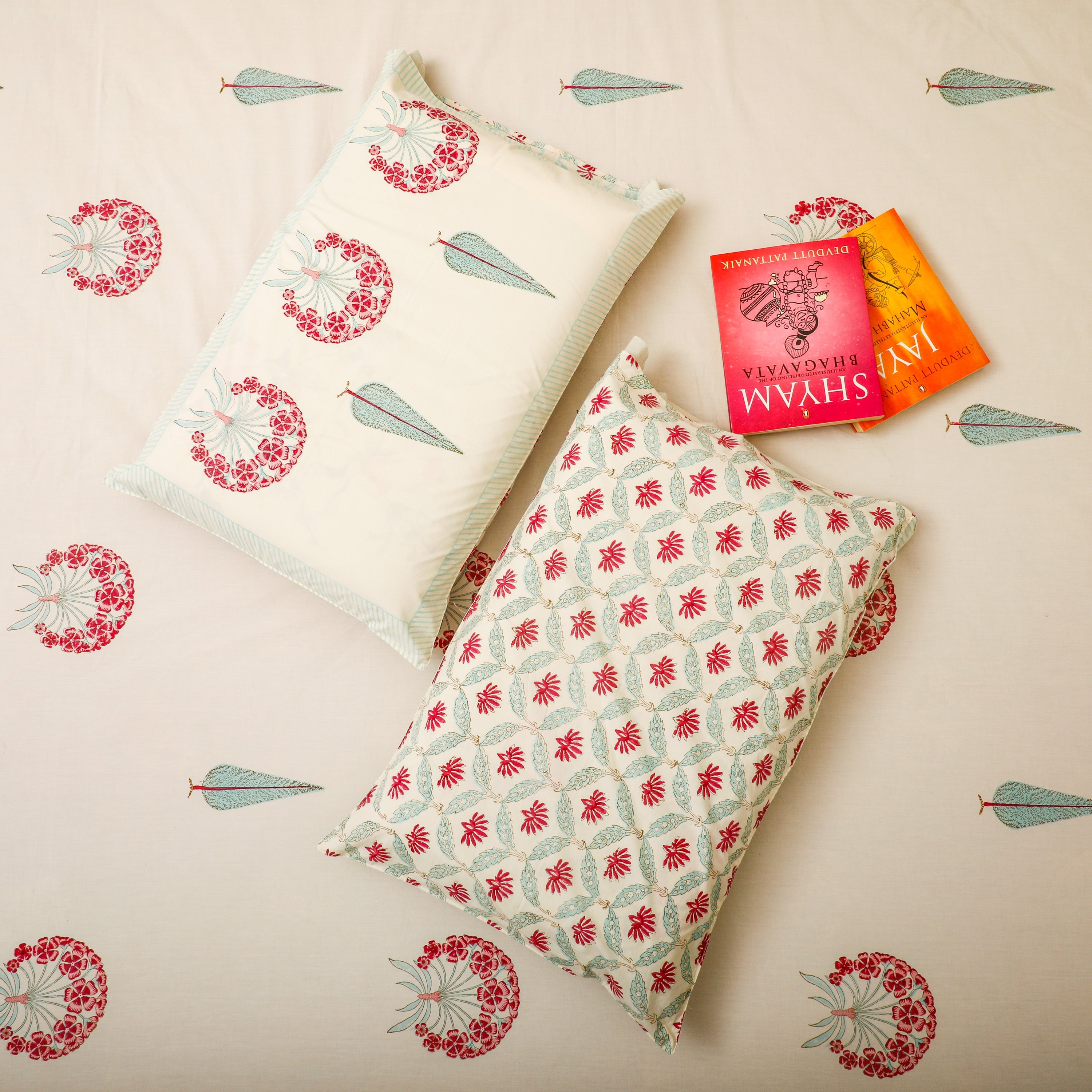 handprinted Cotton Bed Covers